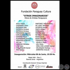 Otros Imaginarios - Obras de Artistas Paraguayos - Mircoles, 06 de Junio de 2018